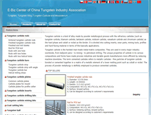 Tablet Screenshot of carbidestungsten.com